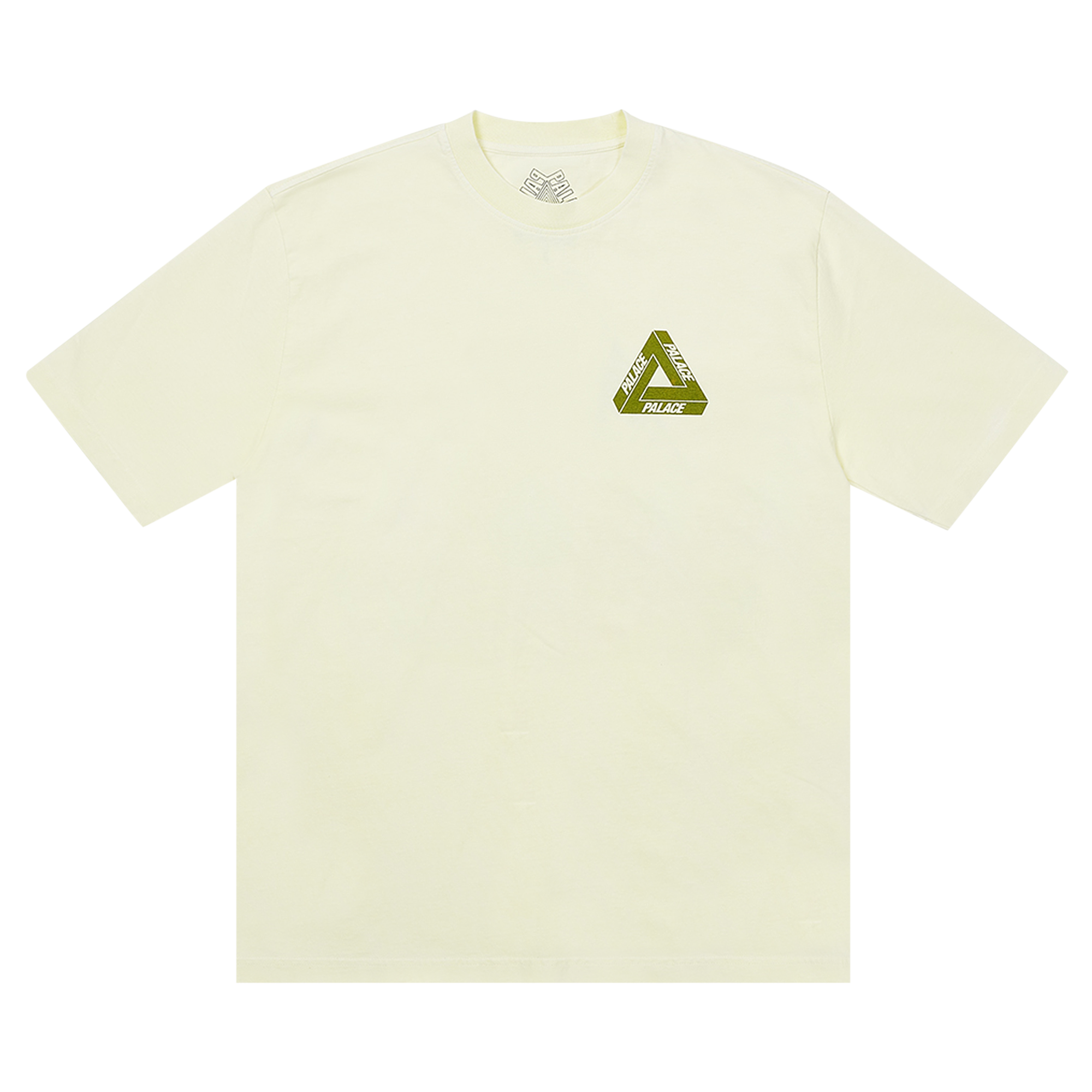 Pre-owned Palace Reacto Tri-ferg T-shirt 'yellow'