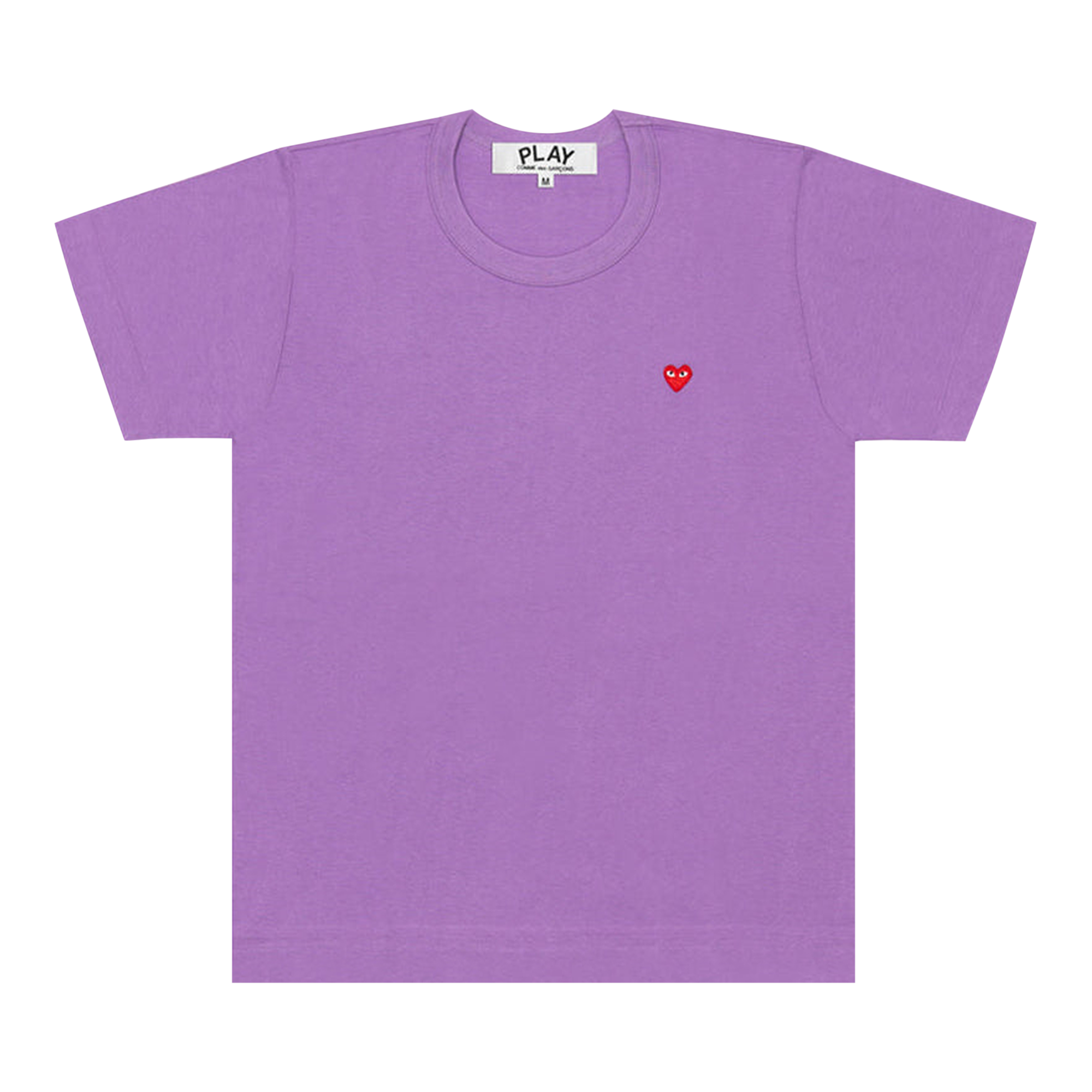 Pre-owned Comme Des Garçons Play Small Heart T-shirt 'purple'