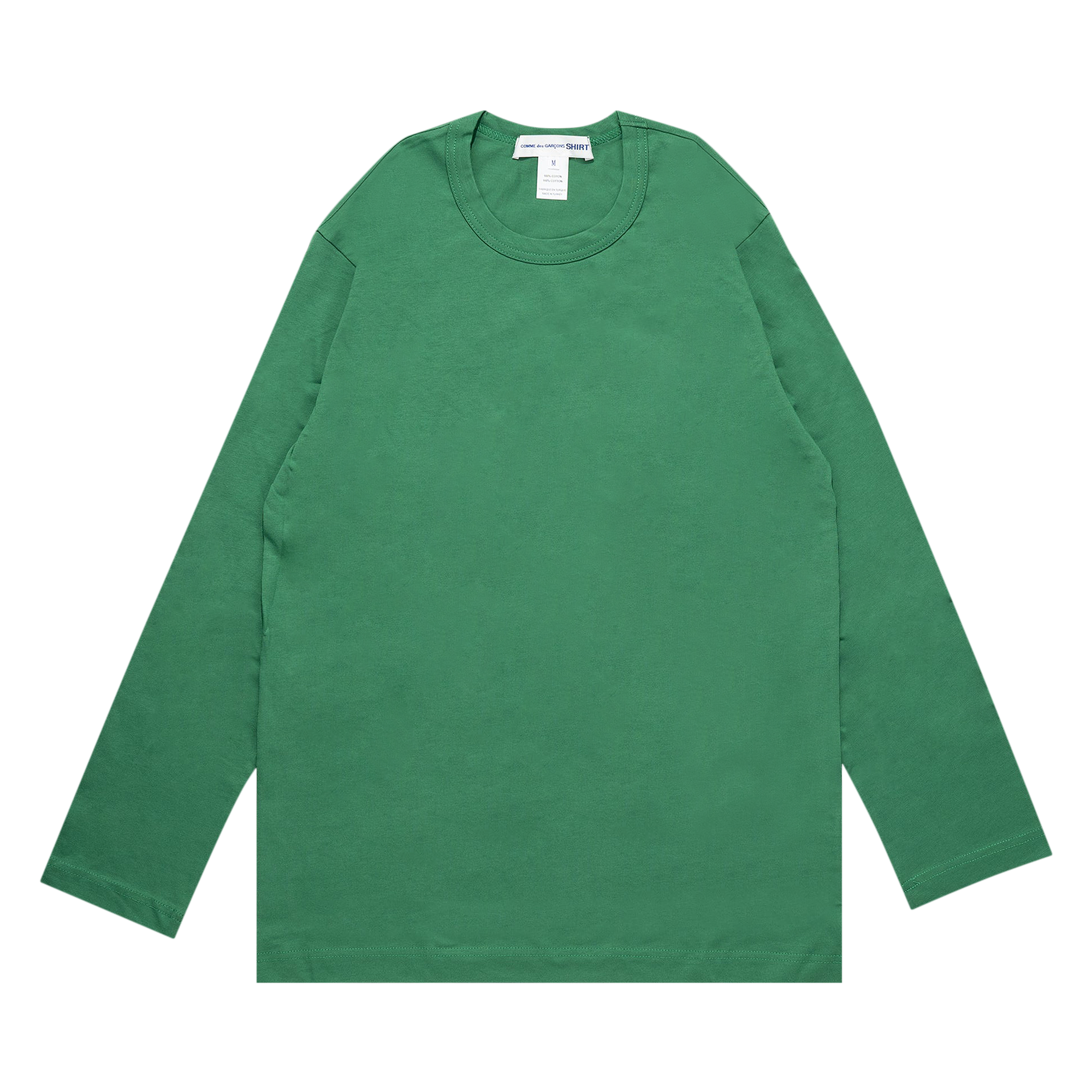 Pre-owned Comme Des Garçons Shirt Rear Logo Long-sleeve T-shirt 'green'