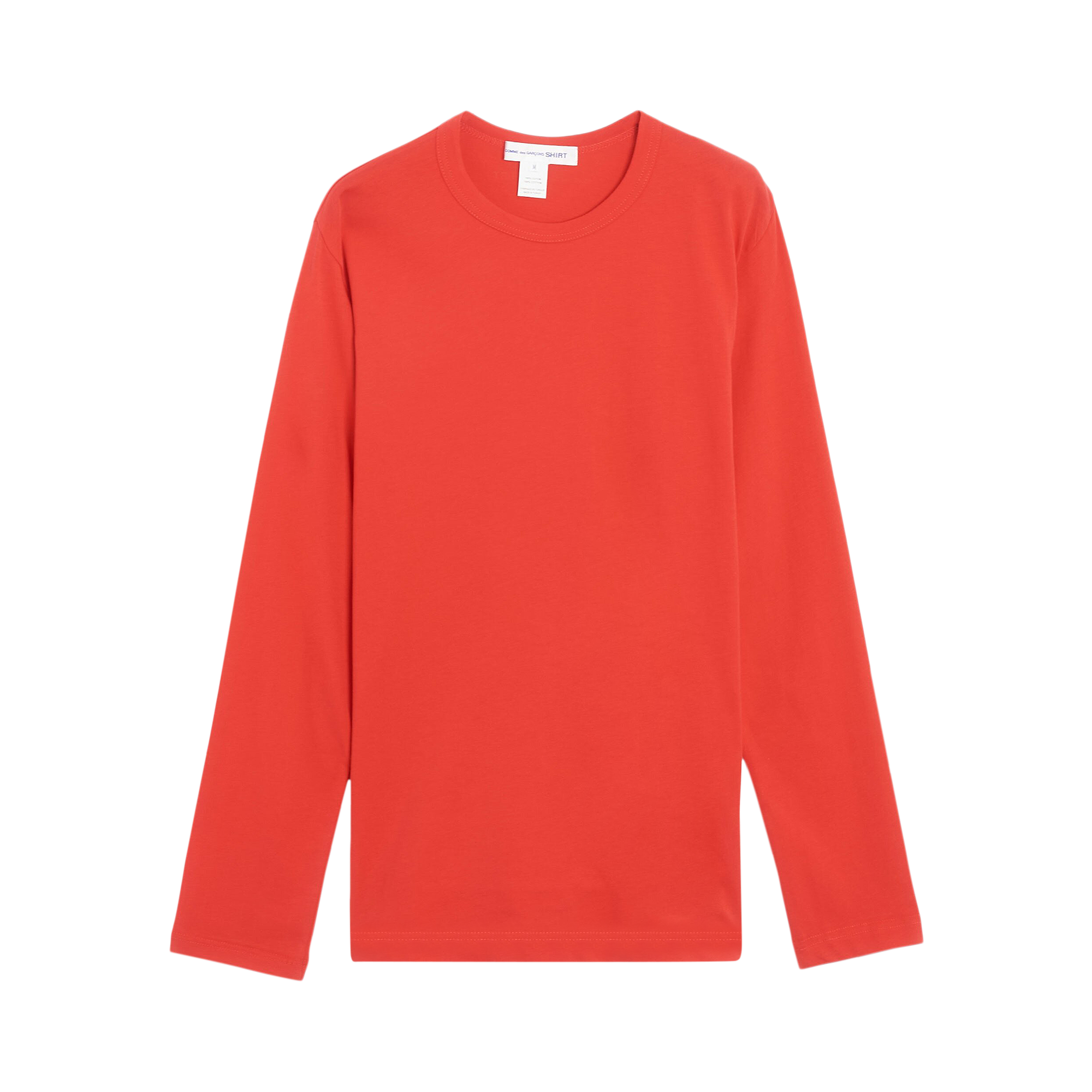 Pre-owned Comme Des Garçons Shirt Rear Logo Long-sleeve T-shirt 'red'