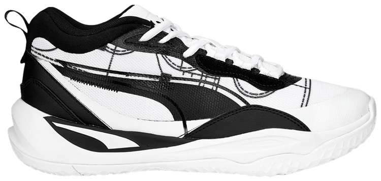 Puma Playmaker Pro Courtside   White Black