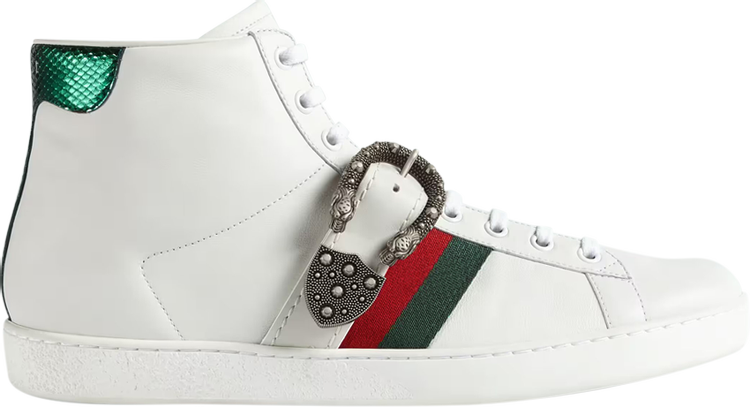 Buy Gucci Ace High 'Dionysus Buckle - White' - 473743 DOPP0 9075 | GOAT