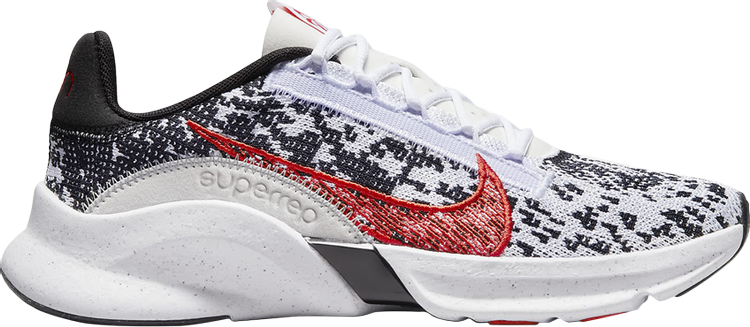 Wmns SuperRep Go 3 Flyknit Next Nature 'White Picante Red'