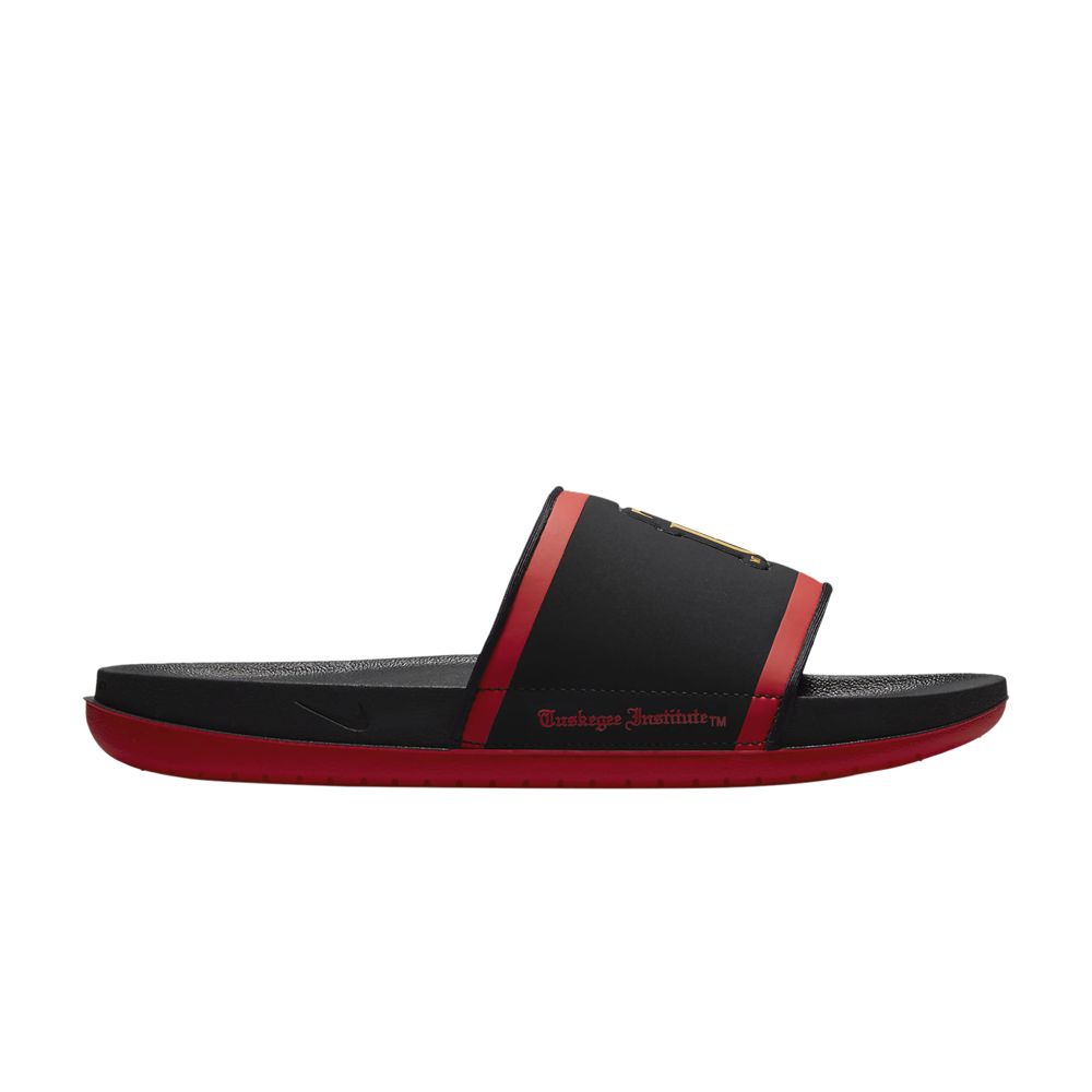 Pre-owned Nike Offcourt Slide 'tuskegee' In Black