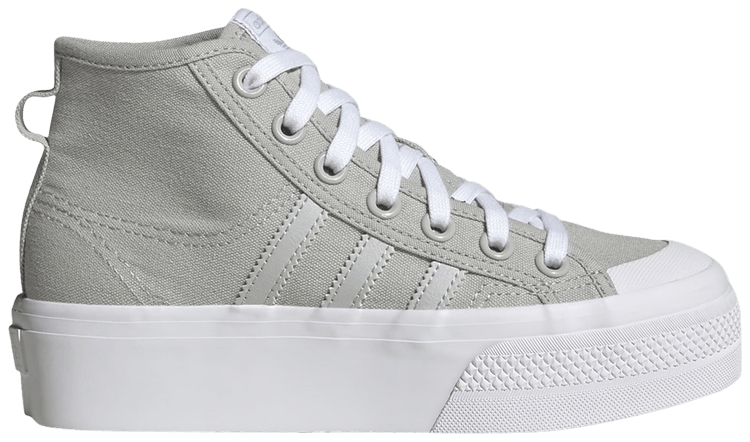 Adidas Nizza Platform Mid J Grey