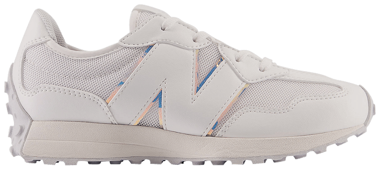 New Balance 327 Little Kid Wide White Grey Iridescent