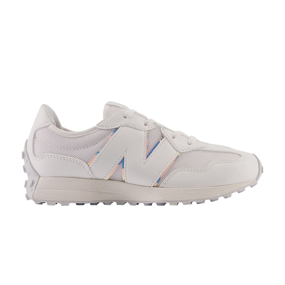 Pre-owned New Balance 327 Little Kid 'white Grey Iridescent' | Kid's Size 1