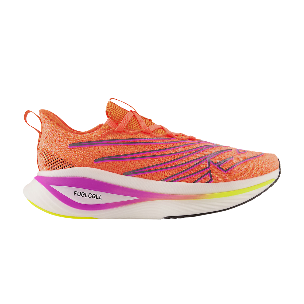 Pre-owned New Balance Wmns Fuelcell Supercomp Elite V3 'neon Dragonfly Cosmic Rose' In Orange