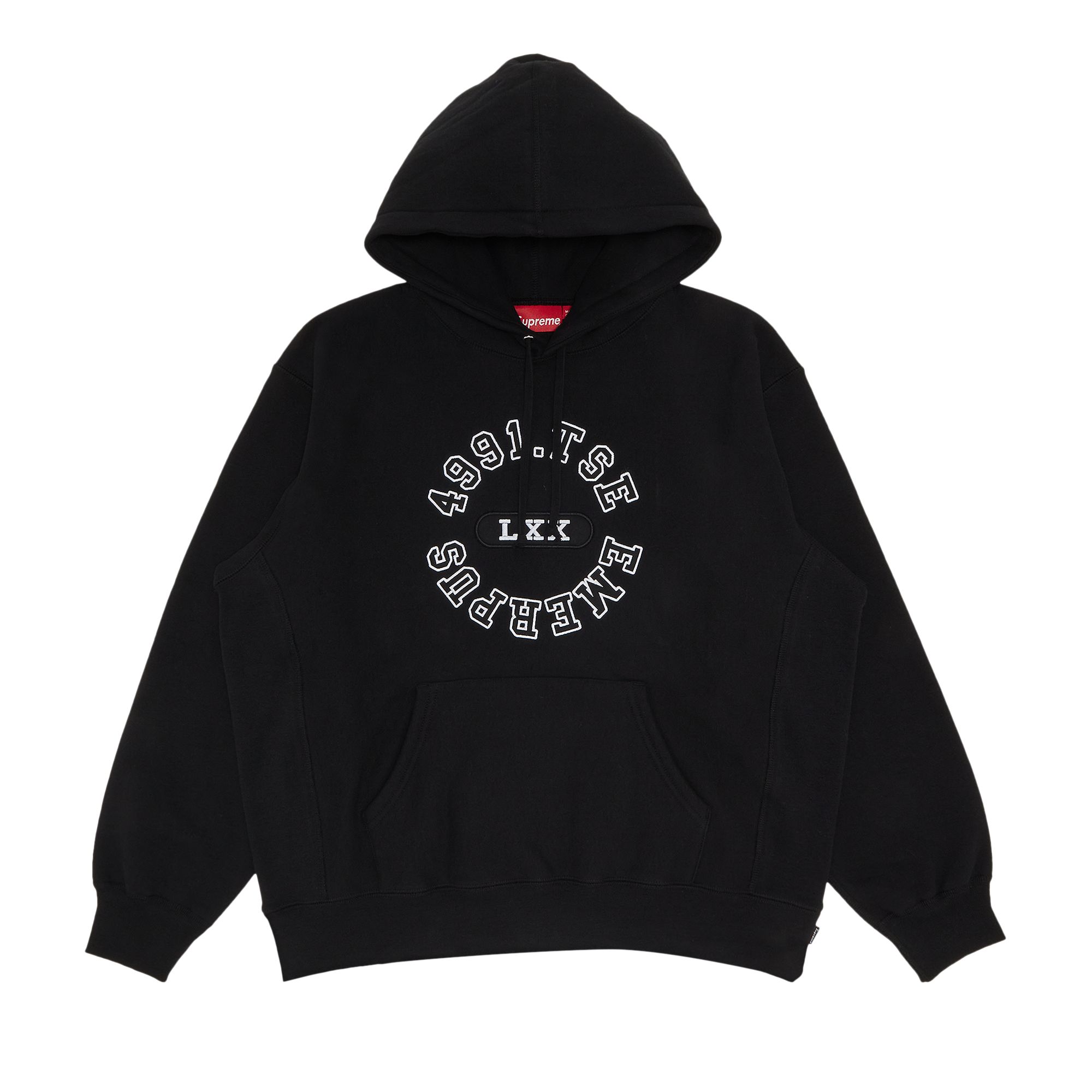 SUPREME SUPREME REVERSE HOODED SWEATSHIRT 'BLACK'