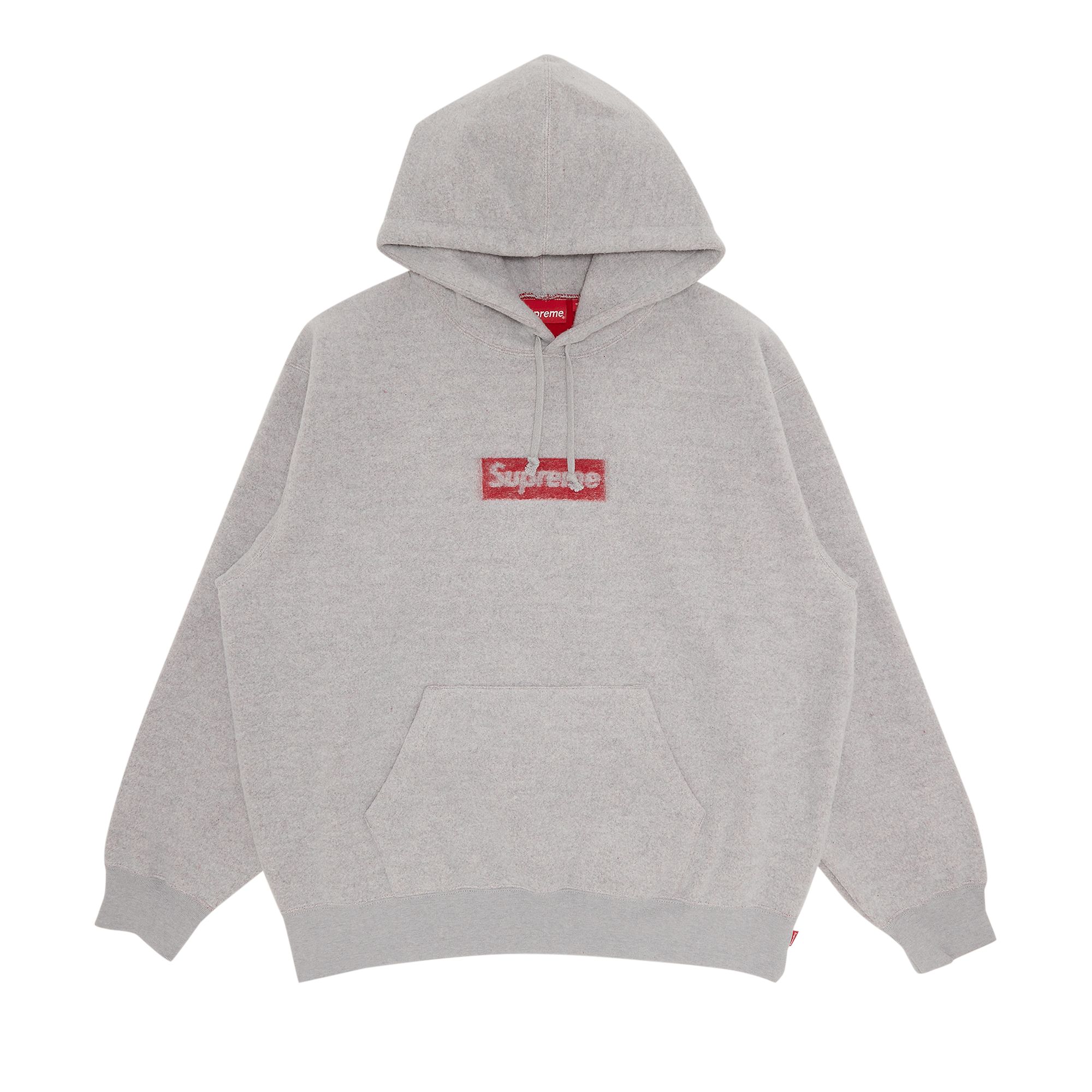 Pre-owned Supreme Inside Out Box Logo Hooded Sweatshirt 'heather Grey'