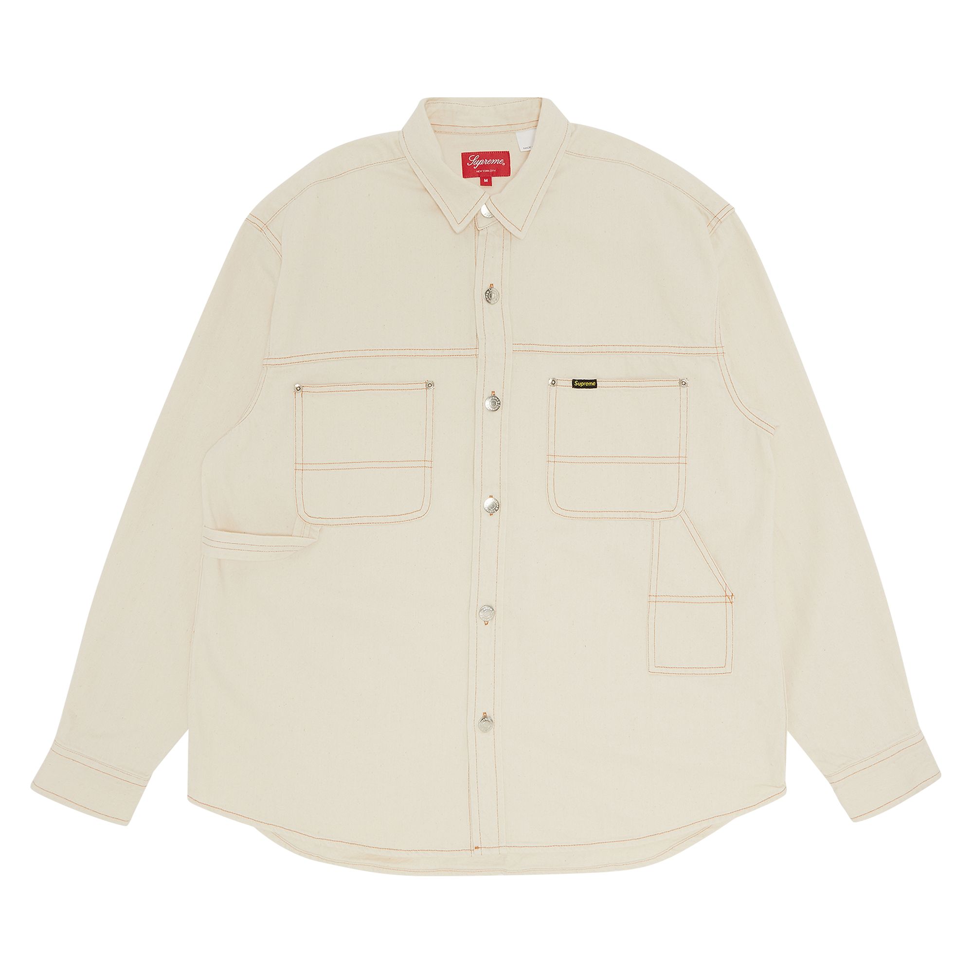 SUPREME SUPREME DENIM PAINTER SHIRT 'NATURAL'