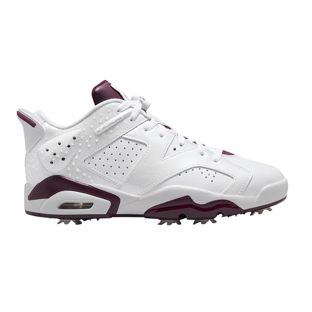 Pre-owned Air Jordan 6 Retro Low Golf Nrg 'bordeaux' In White