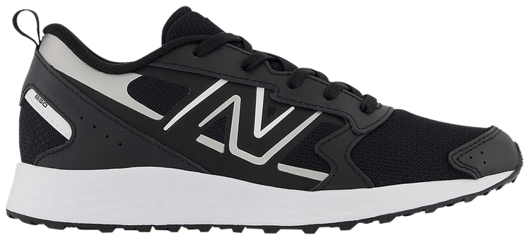 New Balance Fresh Foam 650v1 Big Kid Black Metallic Silver