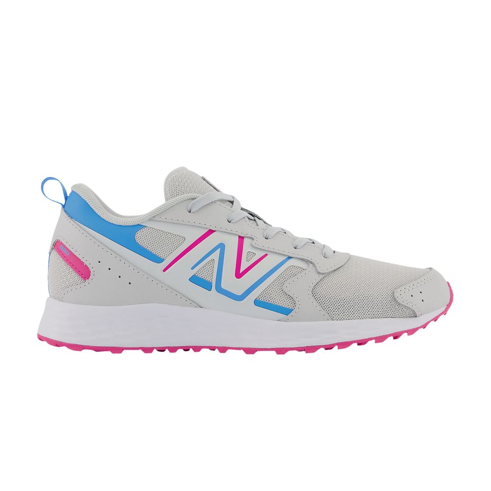 New Balance Fresh Foam 650v1 Big Kid 'Summer Fog Hi-Pink' | Grey | Kid's Size 5.5 - GK650GP1