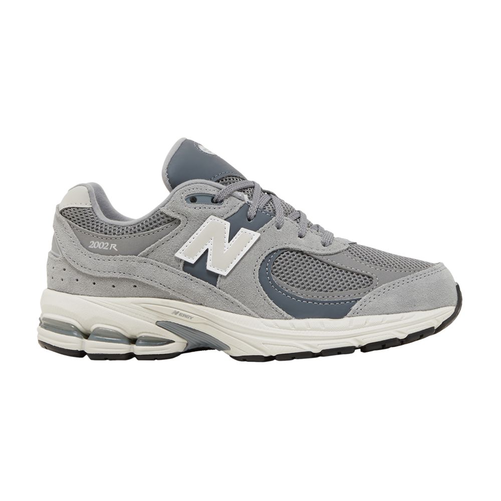 Pre-owned New Balance 2002r Big Kid Wide 'steel Lead' | Grey | Kid's Size 6.5