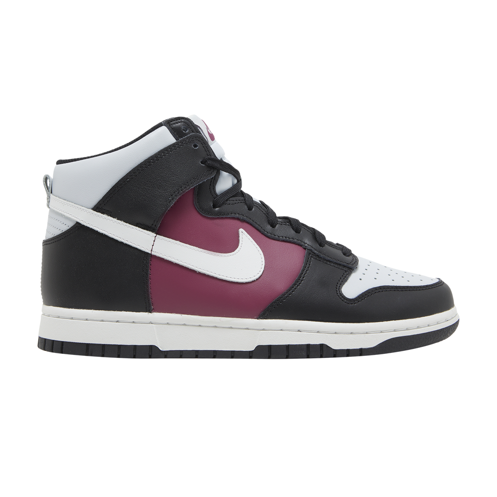 Pre-owned Nike Wmns Dunk High 'black Rosewood' In Red
