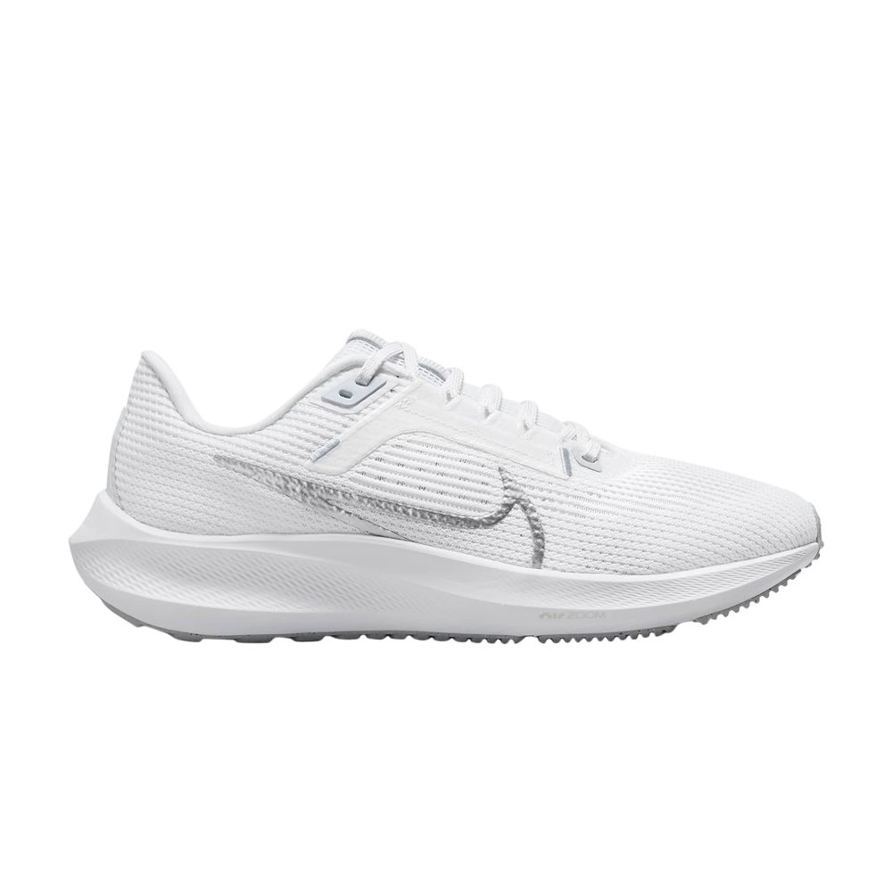 Pre-owned Nike Wmns Air Zoom Pegasus 40 'white Metallic Silver'