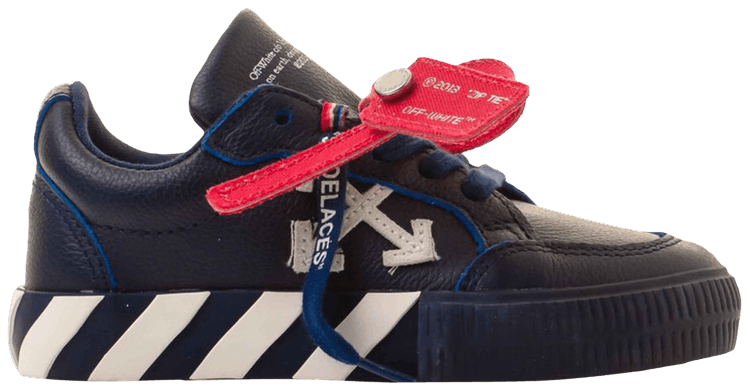 Off White Vulc Sneaker Kids Navy