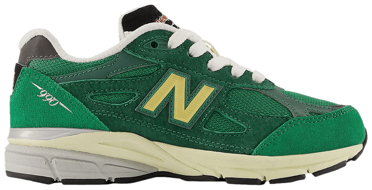 Teddy Santis x New Balance 990v3 Little Kid Green Gold