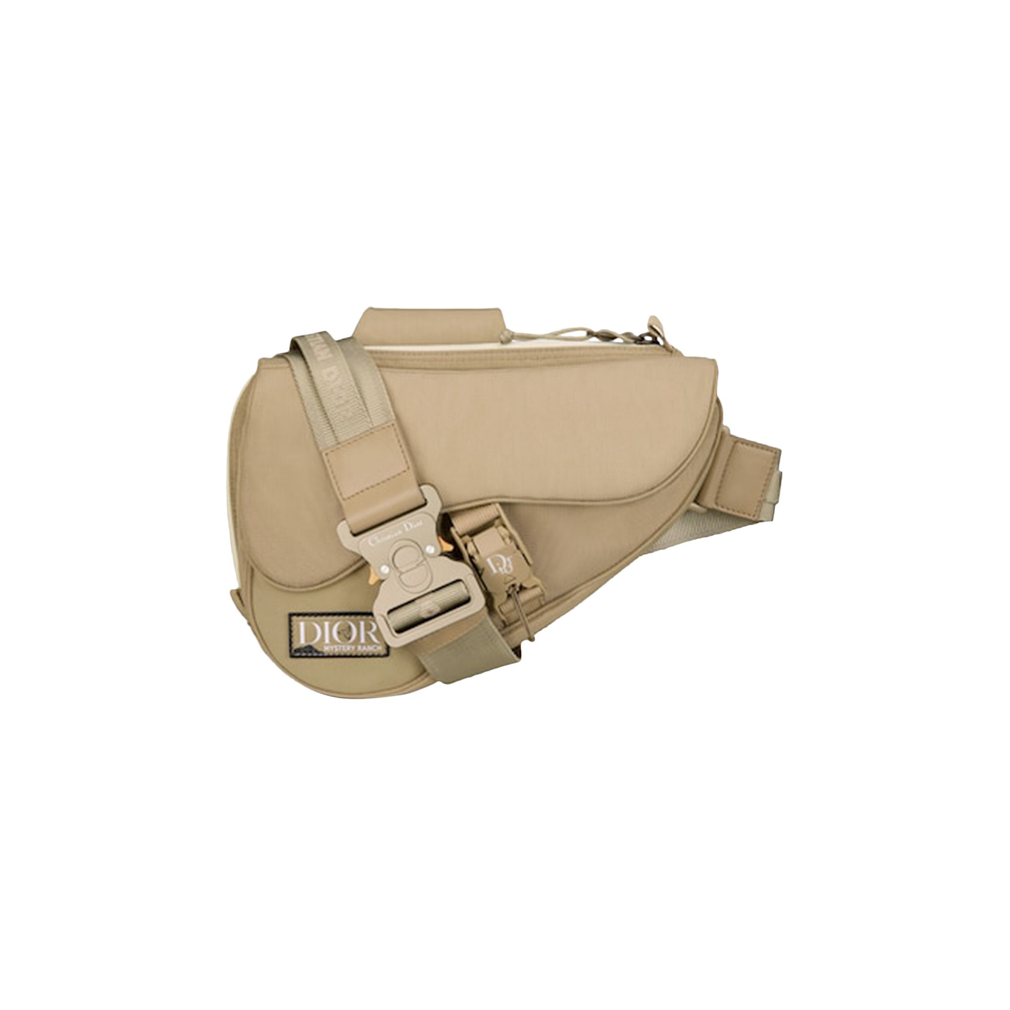 Pre-owned Dior X Mystery Ranch Saddle Bag 'beige' | Tan | Men's Size Onesize In Brown