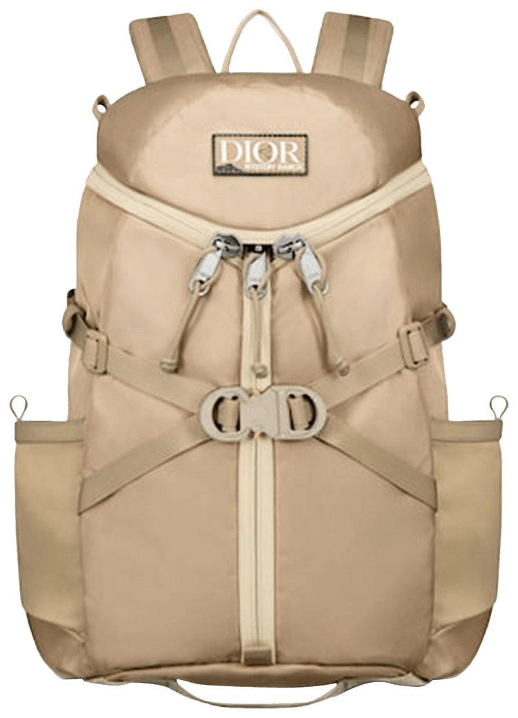 【無料郵送/関税込/正規品】 Dior Maxi Gallop Backpack Beige B Dior Khaki Green Leather Maxi Gallop Backpack at 1stDibs