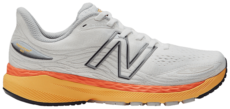 New Balance Fresh Foam 860v12 White Vibrant Orange