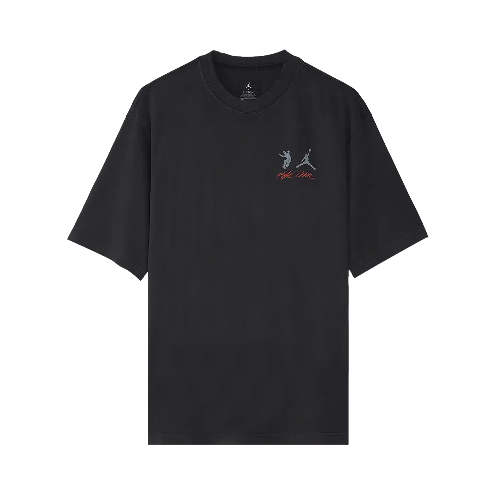 Pre-owned Air Jordan X Union La T-shirt 'off Noir' In Black