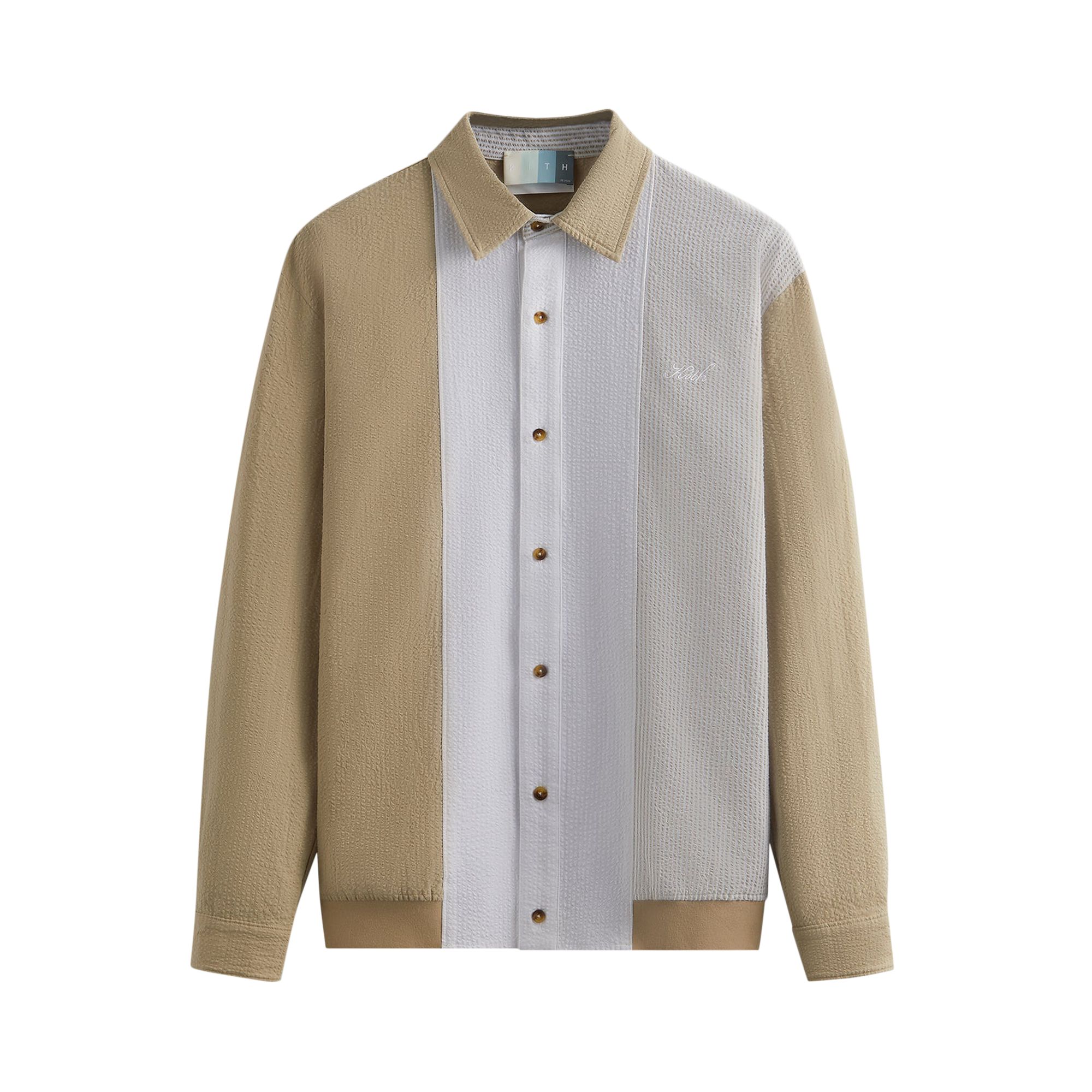Pre-owned Kith Vista Button Down 'canvas' | Multi-color | Men's Size Xl