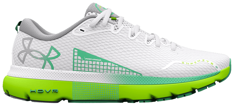 Under Armour Wmns HOVR Infinite 5 White Lime Surge