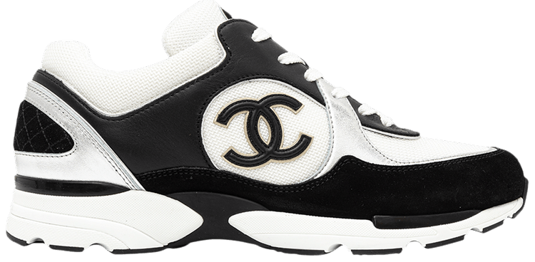 Buy Chanel Logo Sneaker 'Black White' - G39068 Y56366 K5447 Buy Chanel Logo Sneaker 'Black White' - G39068 Y56366 K5447