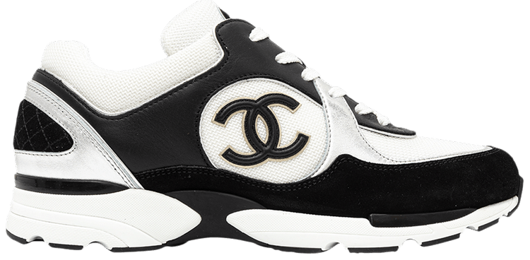 Chanel Logo Sneaker 'Black White