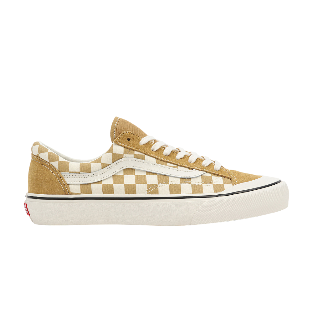 Pre-owned Vans Style 36 Sf 'checkerboard - Mustard Gold' In Brown