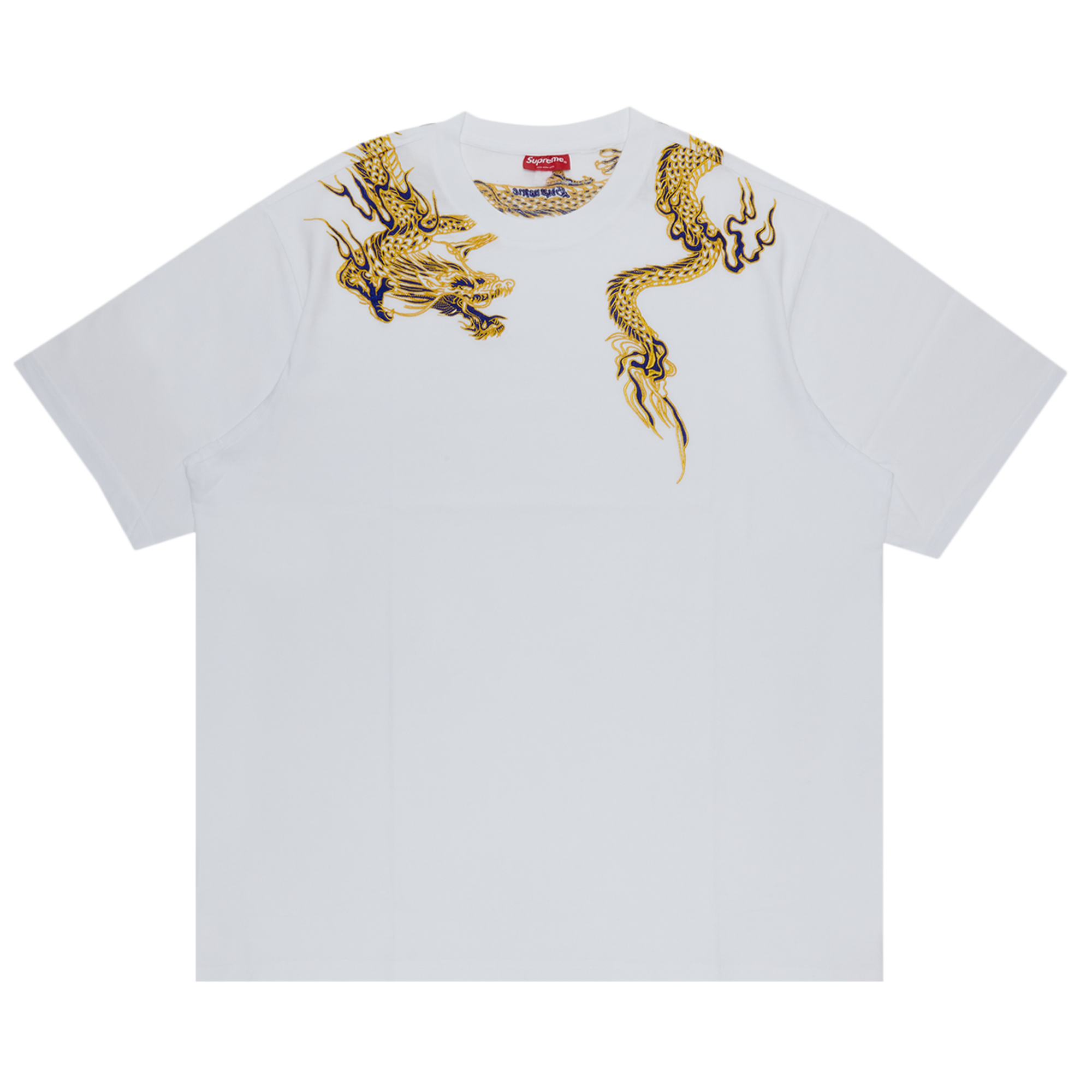 Pre-owned Supreme Dragon Wrap Short-sleeve Top 'white'