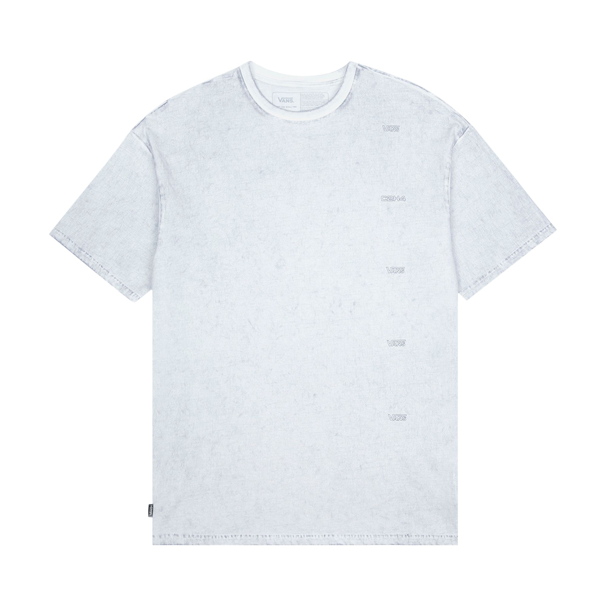 Pre-owned C2h4 X Vans Vol.2 Off The Wall Oversized Short-sleeve Tee 'white'
