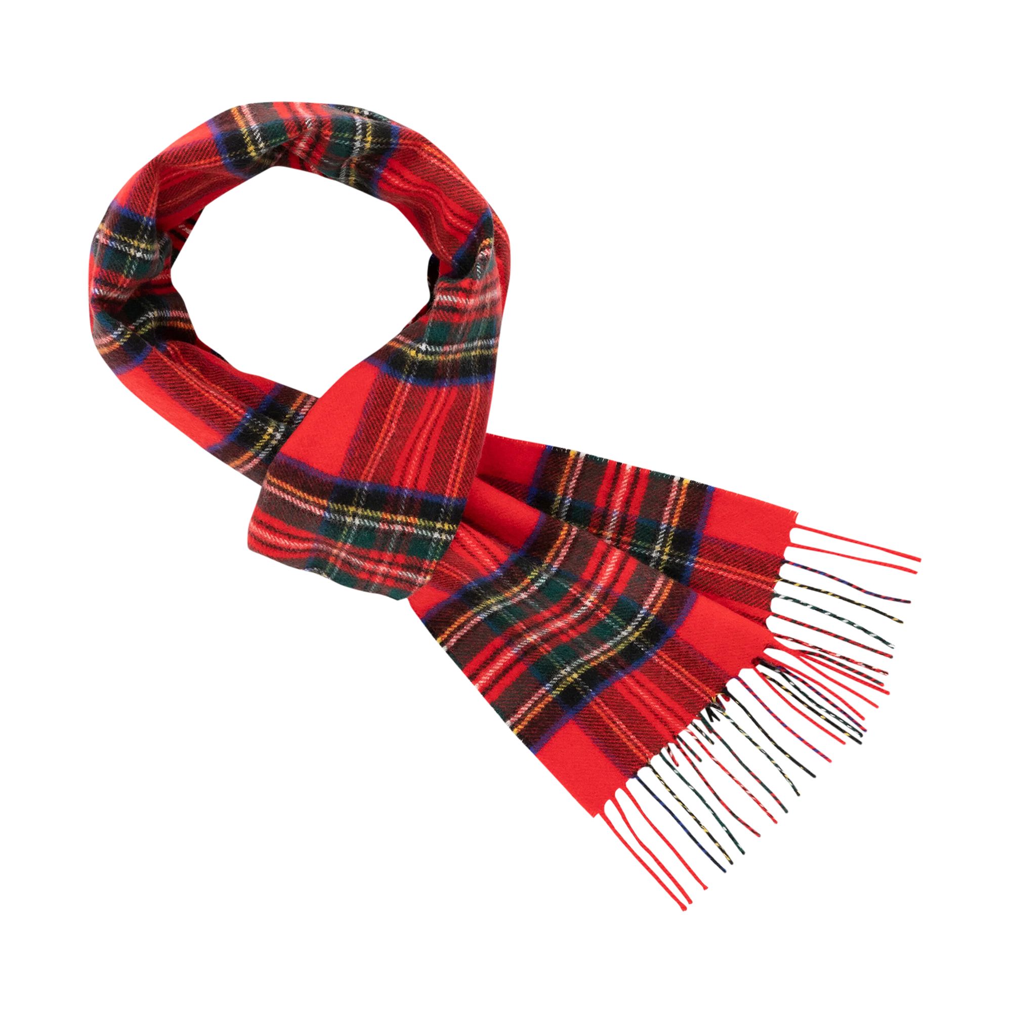 Pre-owned Aimé Leon Dore Tartan Cashmere Scarf 'dress Gordon' | Multi-color | Men's Size Onesize