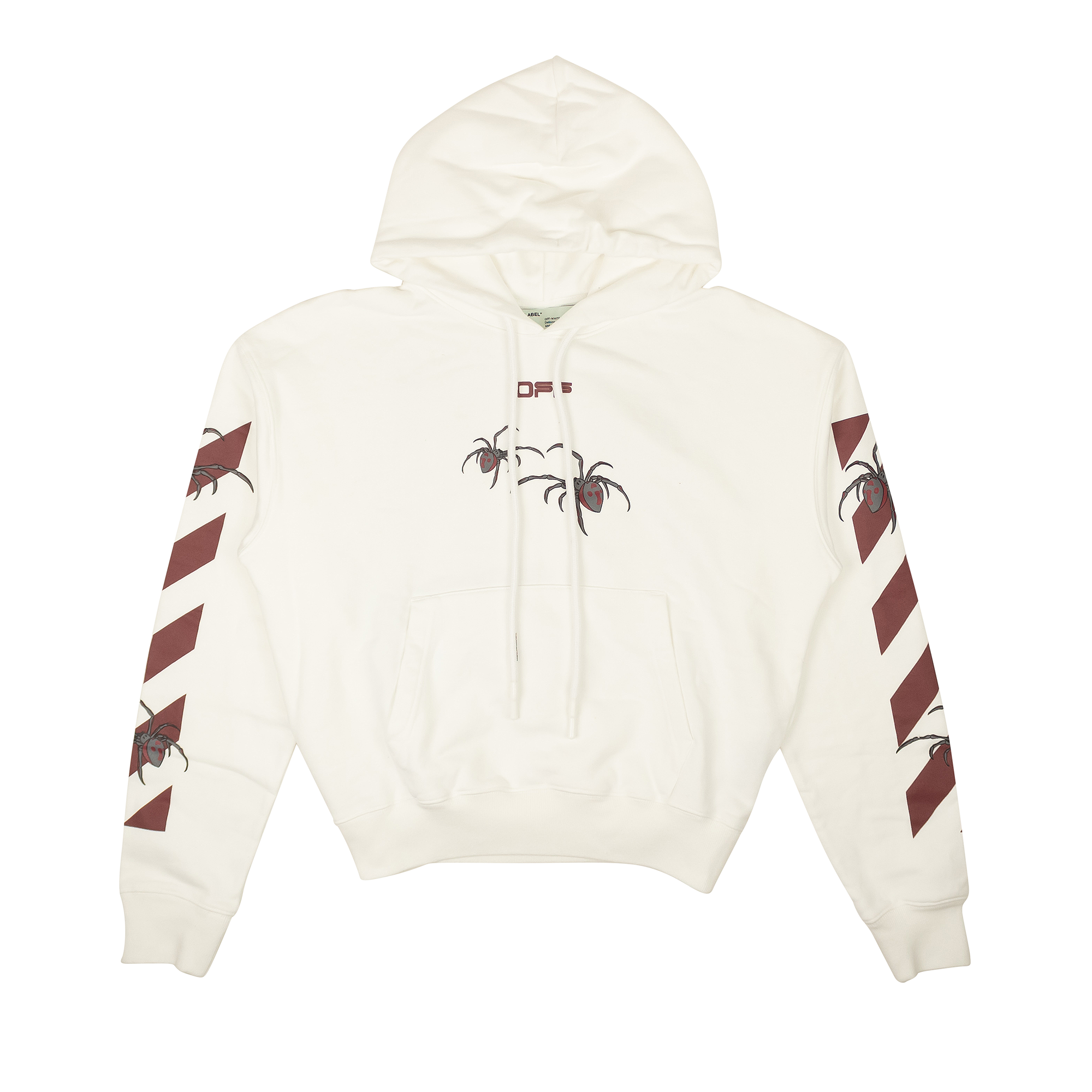 Pre-owned Off-white Arachno Arrow Over Hoodie 'white'