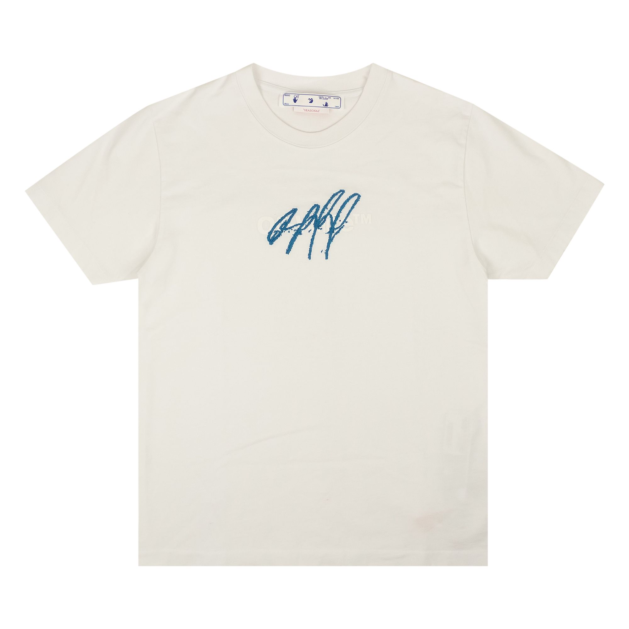 Pre-owned Off-white Bounce Cross Off Slim Short-sleeve Tee 'white Light'