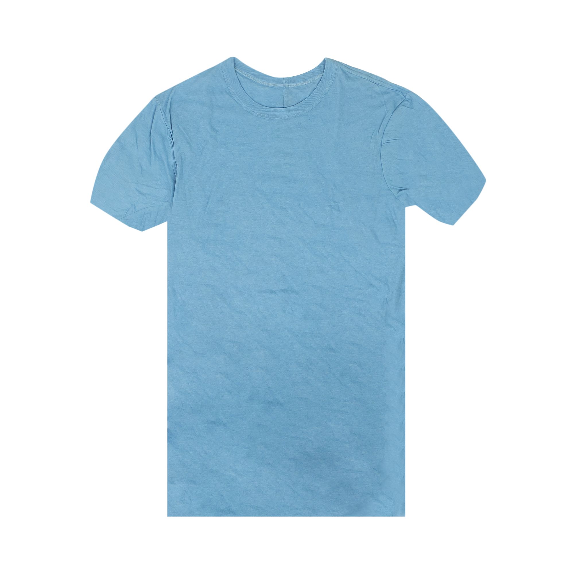 Pre-owned Rick Owens Double Layer Short-sleeve T-shirt 'nublu Light Blue' | Men's Size S