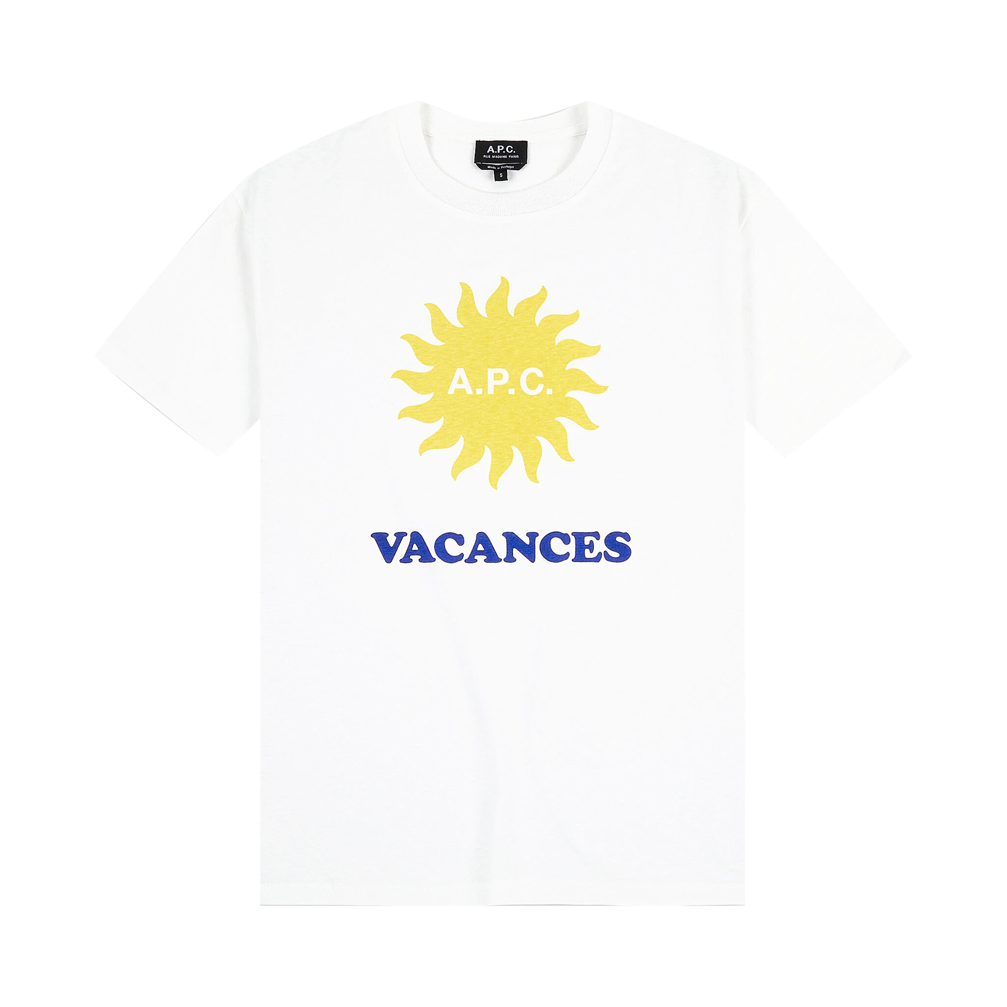 Pre-owned Apc A.p.c. Vacances T-shirt 'white'