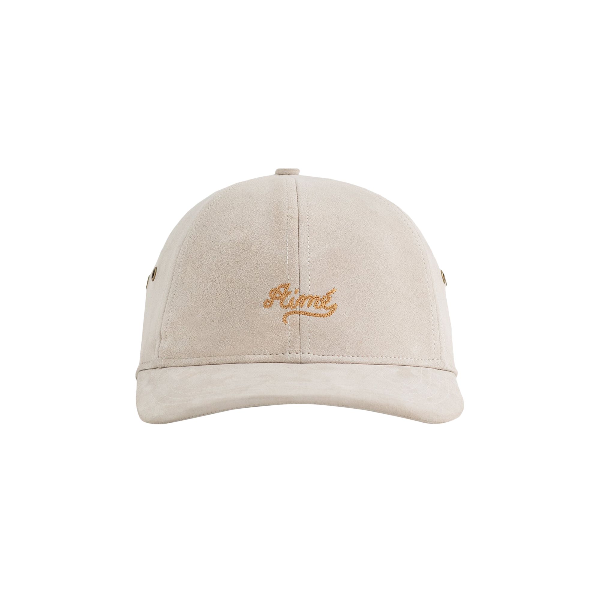 Pre-owned Aimé Leon Dore Chain Stitch Suede Hat 'bone White' | Men's Size Onesize