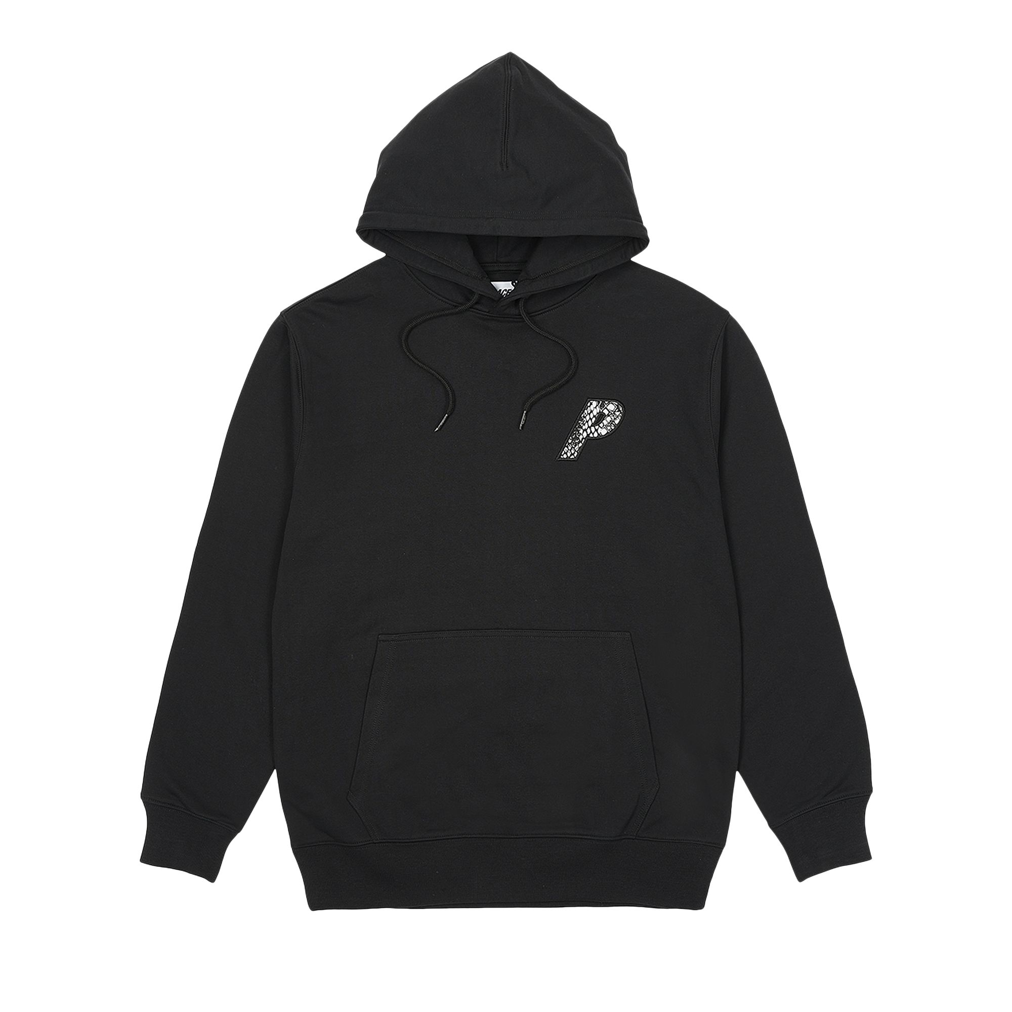 Pre-owned Palace P-3 Snake Appliqué Hood 'black'