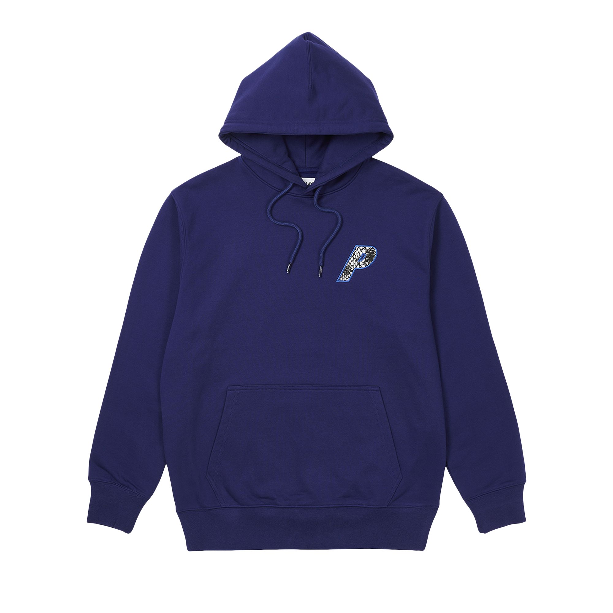 Pre-owned Palace P-3 Snake Appliqué Hood 'navy' In Blue