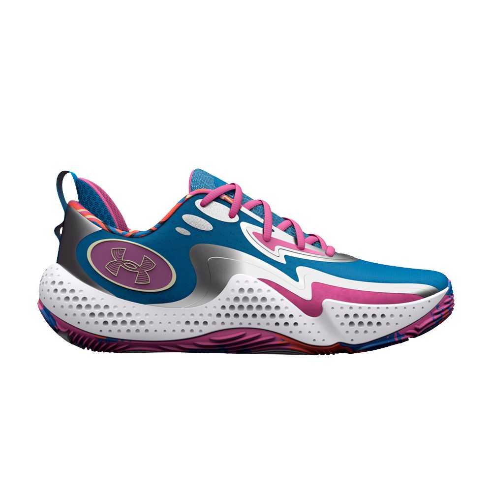 Under Armour Spawn 5 LE 'Brilliant Blue Pink' | Men's Size 8 - 3026758-400