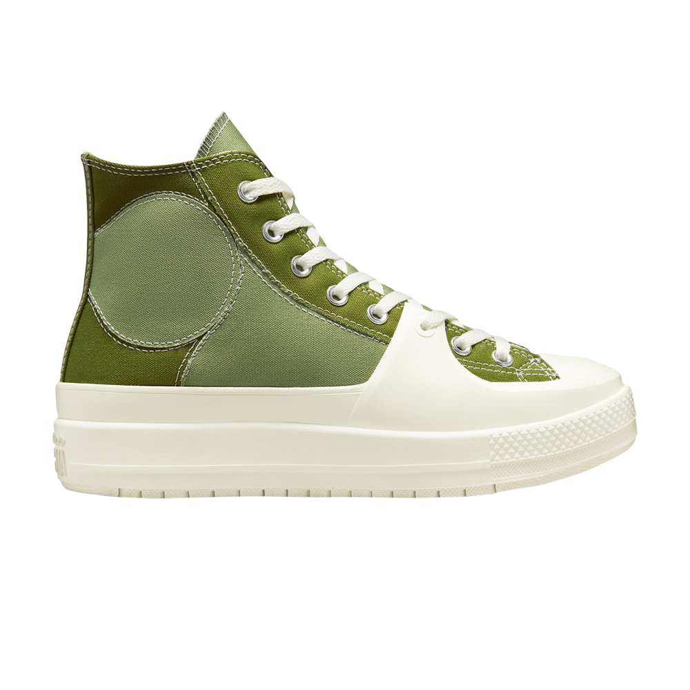 Pre-owned Converse Chuck Taylor All Star Construct High 'colorblock - Alligator' In Green