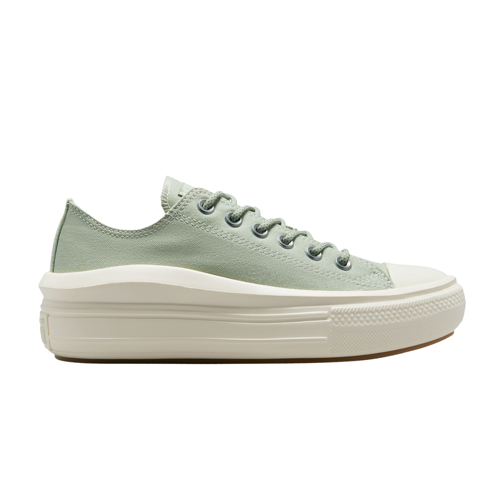 Pre-owned Converse Wmns Chuck Taylor All Star Move Platform Low 'summit Sage' In Green