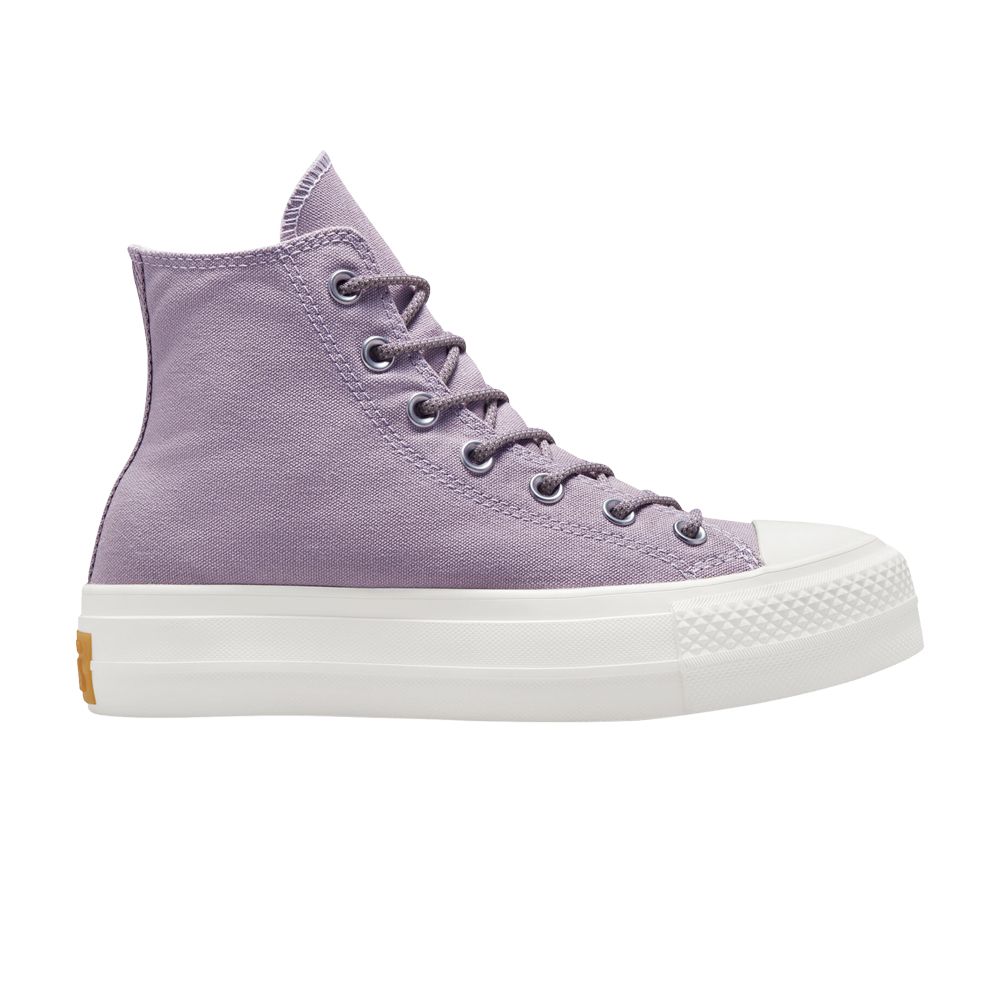 Pre-owned Converse Wmns Chuck Taylor All Star Lift Platform Canvas High 'lucid Lilac' In Purple