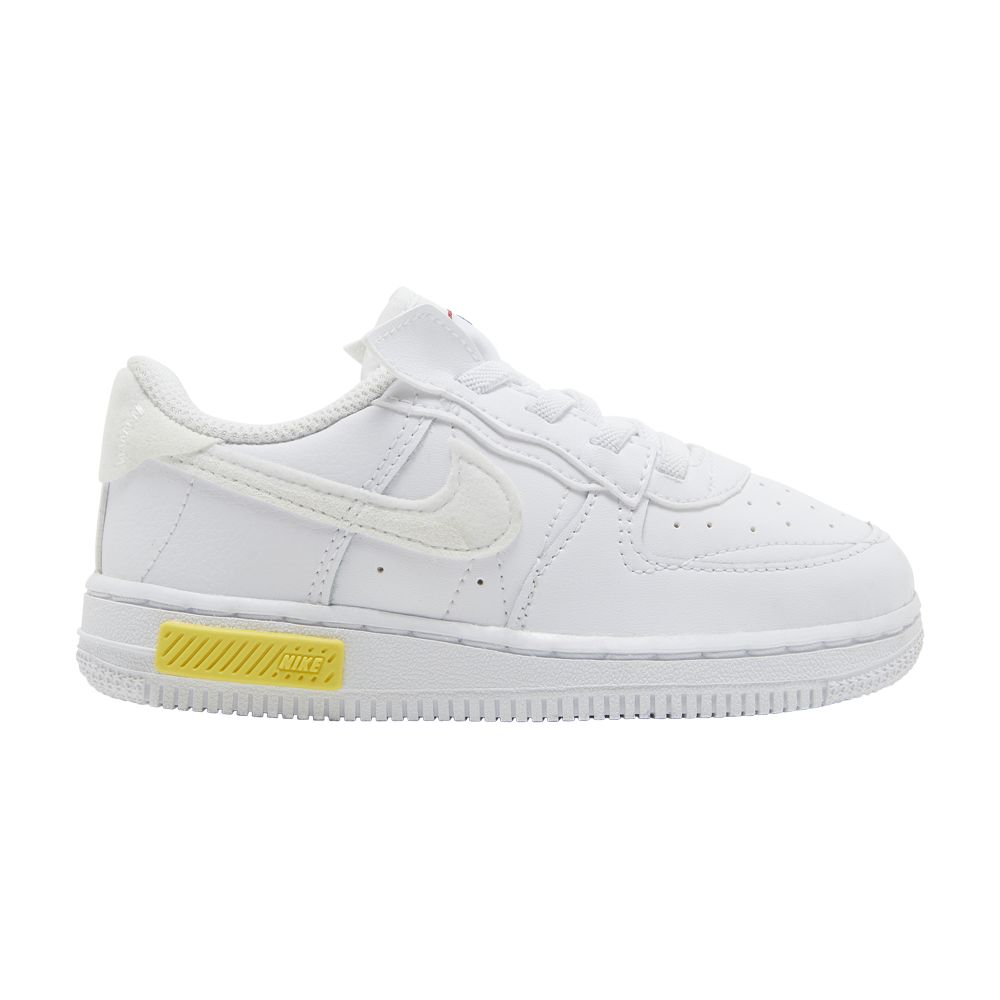 Pre-owned Nike Force 1 Fontanka Td 'white Opti Yellow' | Infant Size 7