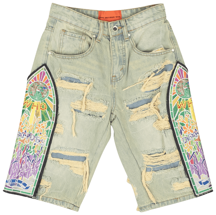 WHO DECIDES WAR デニムショートパンツ Buy Who Decides War shorts : New & Pre-Owned | GOAT