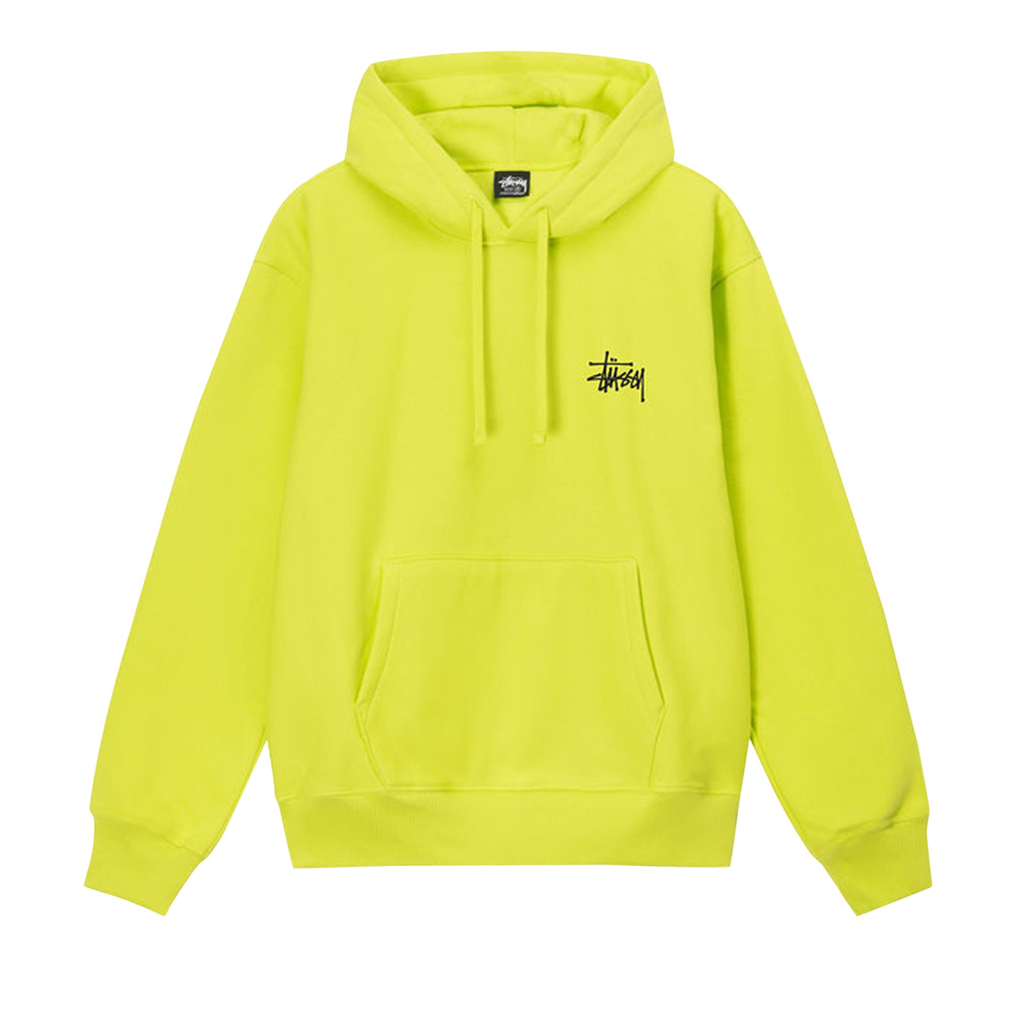 Pre-owned Stussy Basic Hoodie 'keylime' In Green