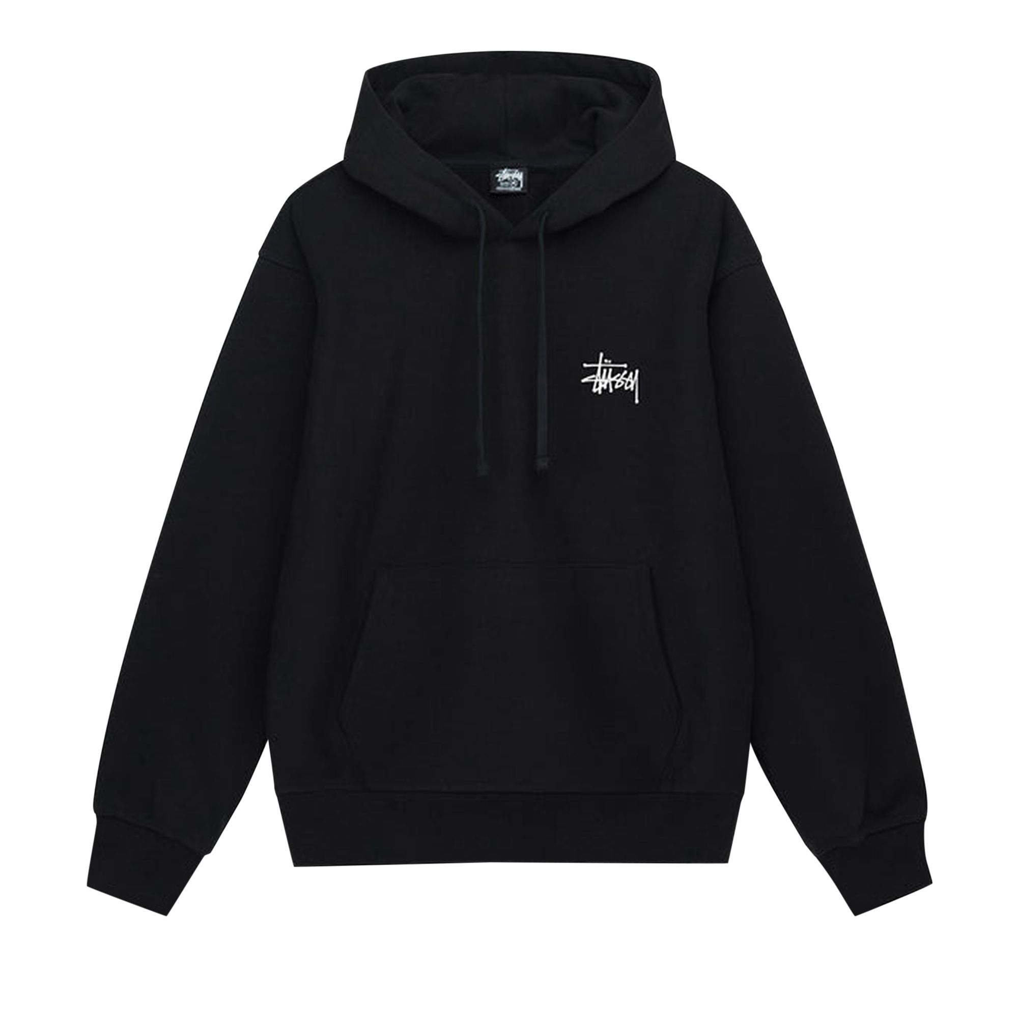 Stussy Basic Hoodie 'Black' | Men's Size M